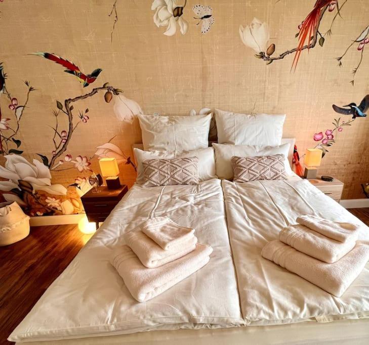 Bali Home Stylische Wohnung Mit Terrasse Schönefeld Eksteriør bilde